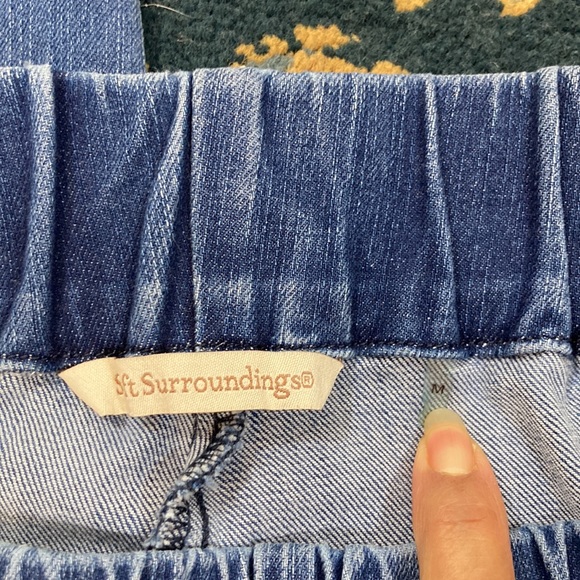 🍄 Soft Surroundings Metro Denim Leggings - Picture 3 of 10